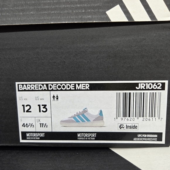 adidas Barreda Decode Mercedes-AMG Petronas Formula One Team Men\'s Shoes Size 12